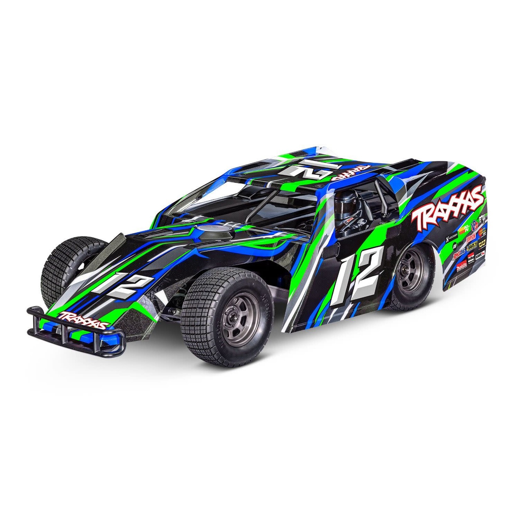 Traxxas TRA104354-74-GRN Traxxas Slash Modified BL-2s Green