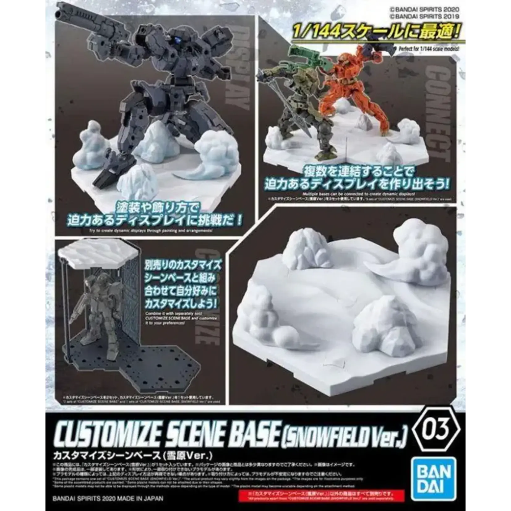 Bandai BAN2516444 Bandai  #03 Customize Scene Base  (Snowfield Ver.) "30 Minute Missions"