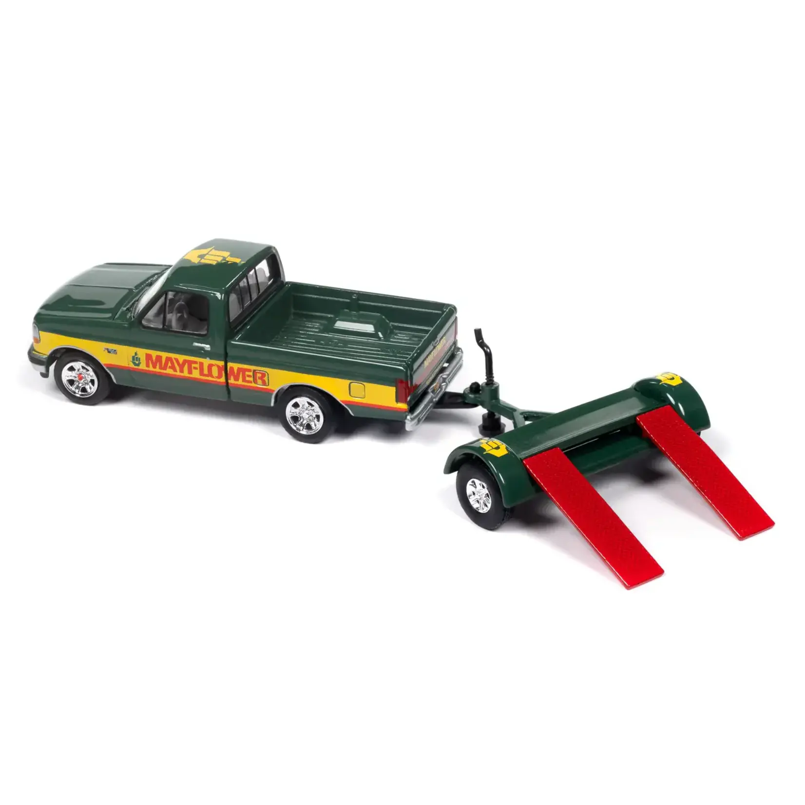 Johnny Lightning JLSP379 Johnny Lightning 1993 Ford F-150 Truck w/Tow Dolly