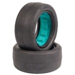 TZO TZO-ONE-2F-T1 TZO 1/10 2WD 2.2 Front Buggy Tire + with Foam (GRAY)