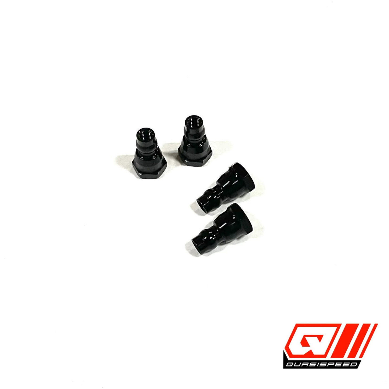 Quasi Speed QS-5099MBL Team GFRP Quasi Speed Metric 6mm Shock Stand Offs (4)
