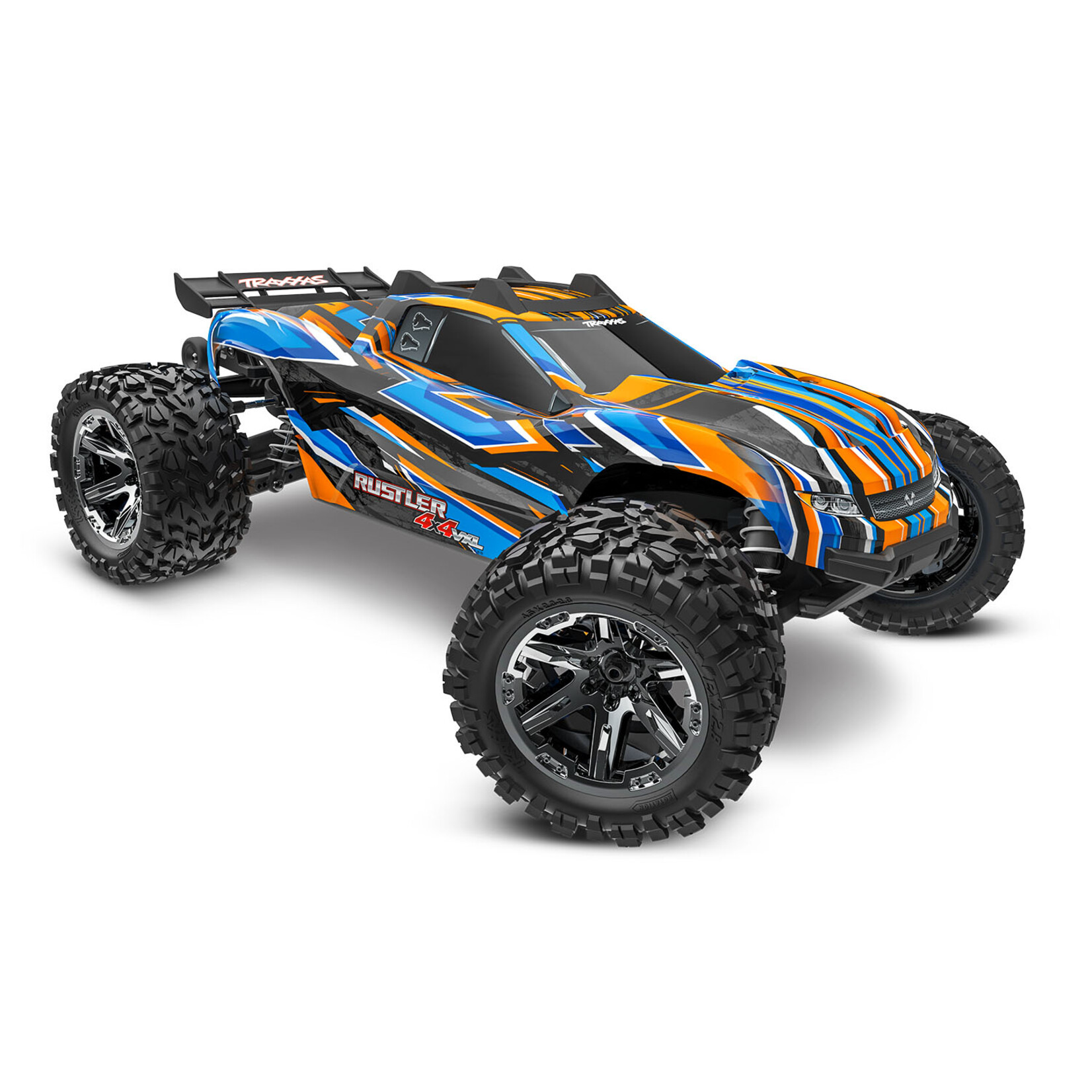 Traxxas TRA67376-4-ORNG Traxxas Rustler 4x4 VXL Orange