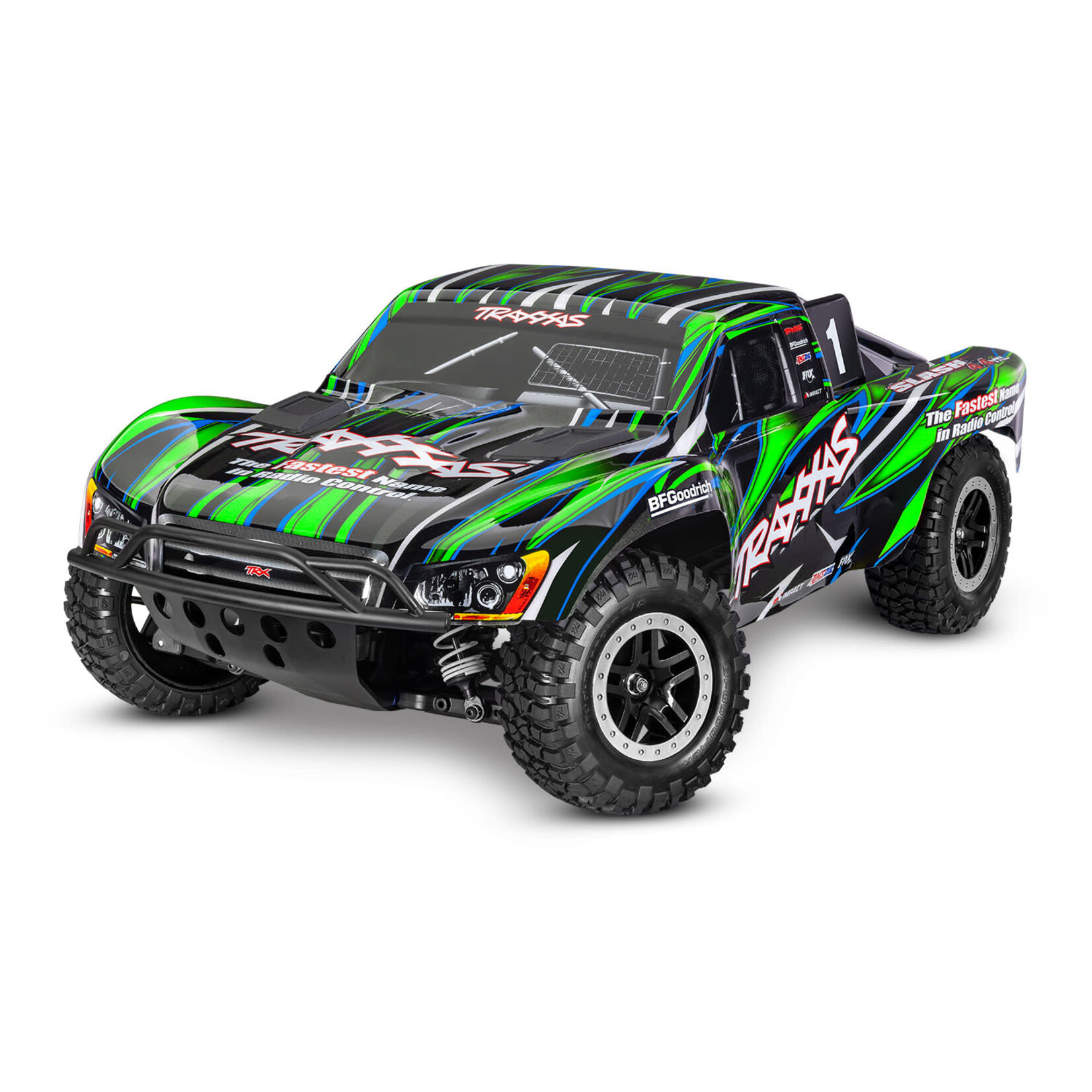 Traxxas TRA68386-4-GRN Traxxas Slash 4X4 VXL HD