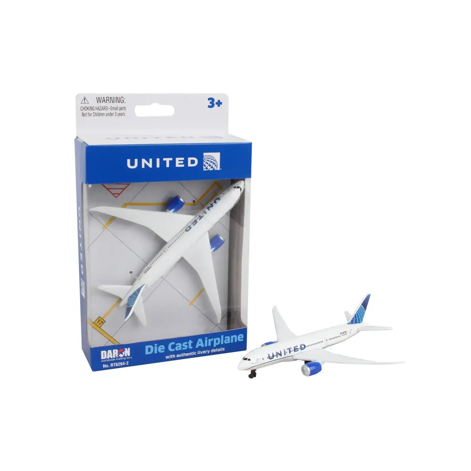 Daron RT6264-2 Daron UNITED AIRLINES Single Plane