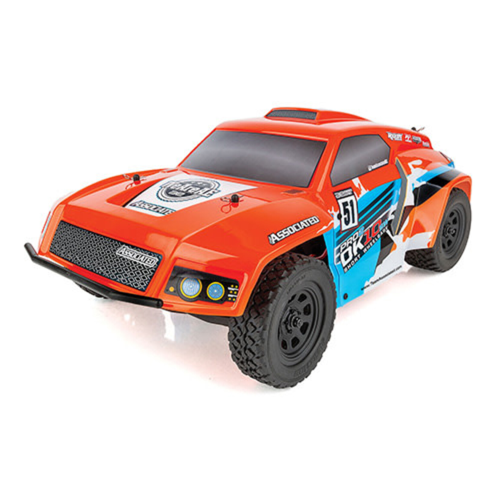 Team Associated ASC90038C Team Associated Pro2 DK10SW Dakar Buggy RTR LiPo Combo Orange/Blue