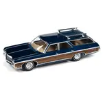 Auto World AWSP169B Auto World 1970 Chevy Kingswood (Fathom Blue) 1:64 Diecast