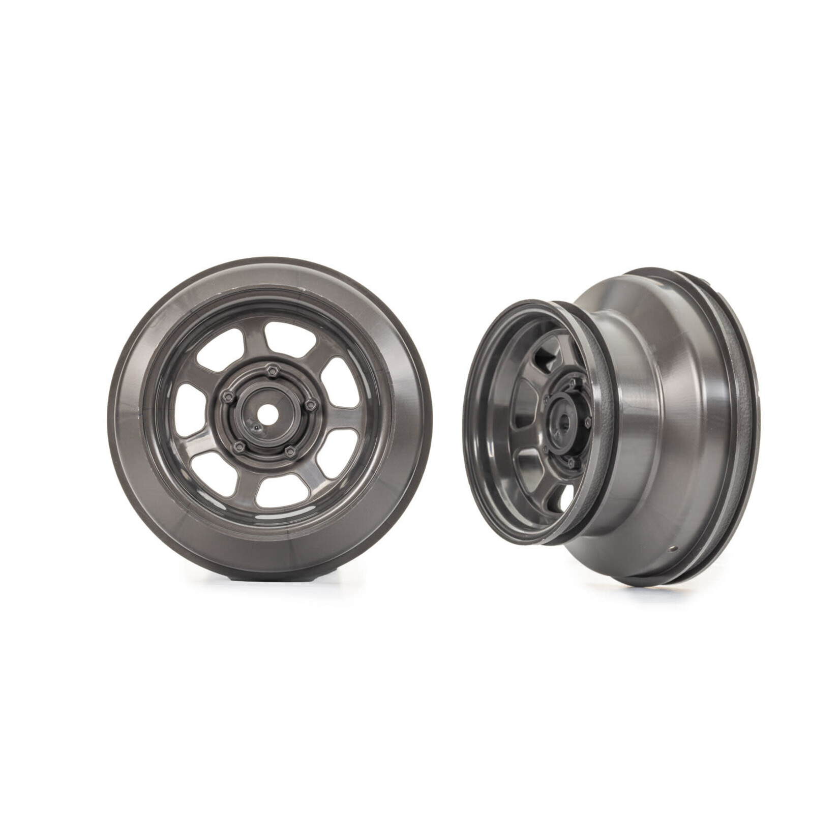 Traxxas TRA10472 Traxxas Slash Modified Dirt Oval Gray Rear Wheels (2)