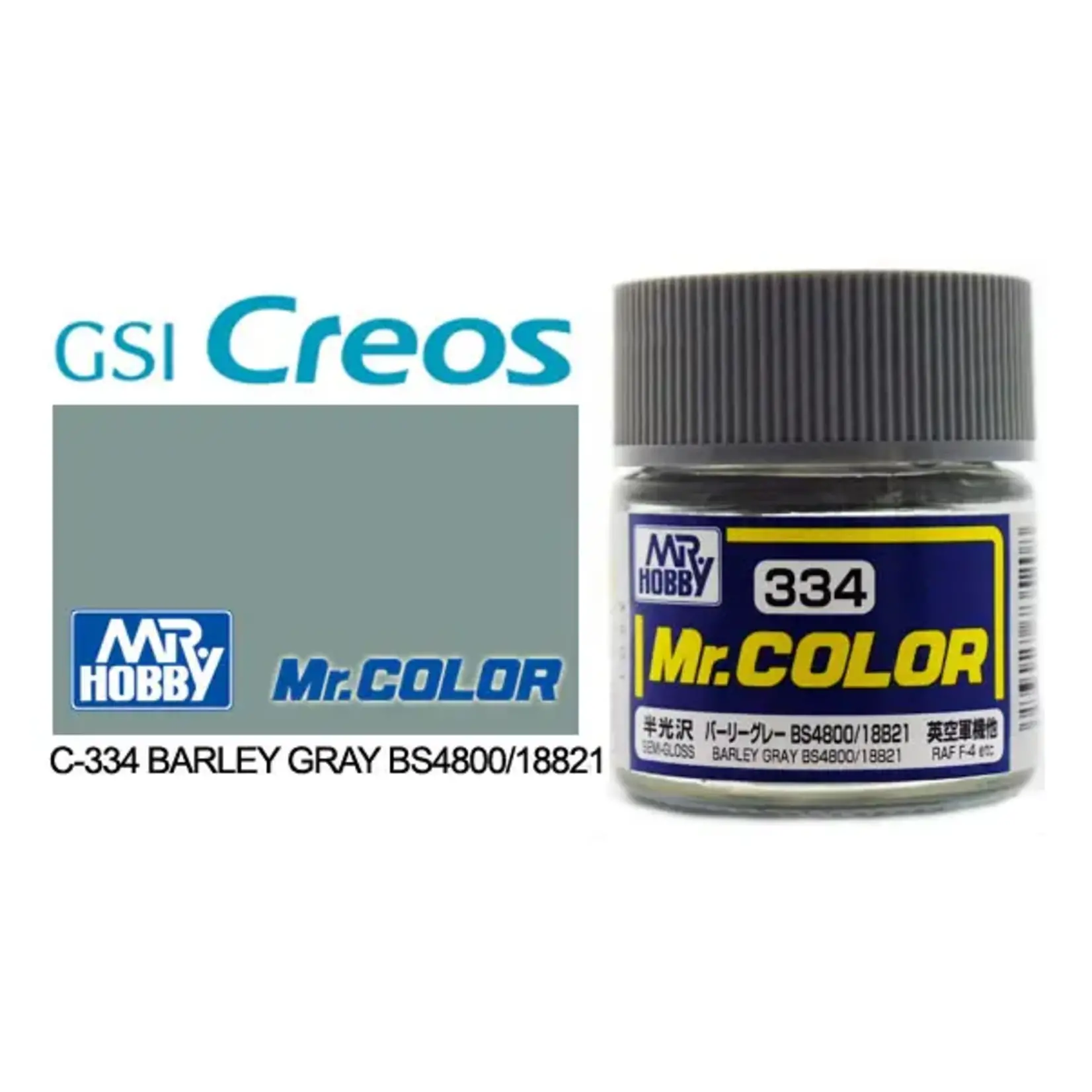 GSI Creos GNZ-C334 Mr Hobby Semi Gloss Barley Grey RAF Aircraft c334 Lacquer