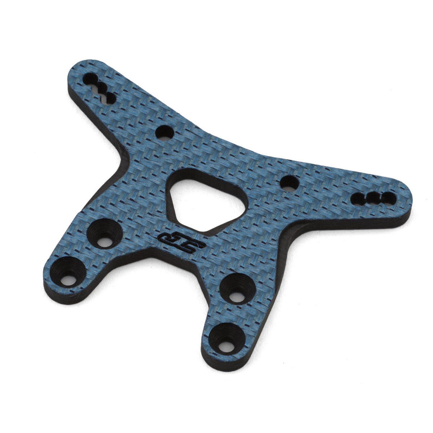 JConcepts JCO5187-1 JConcepts Team Associated RC10B7 Carbon Fiber Front Shock Tower (Blue)