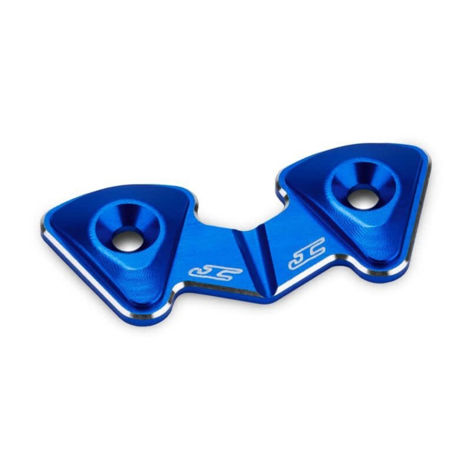 JConcepts JCO5203-1 JConcepts RC10B7 Aluminum 1-Piece Rear Wing Button- Blue