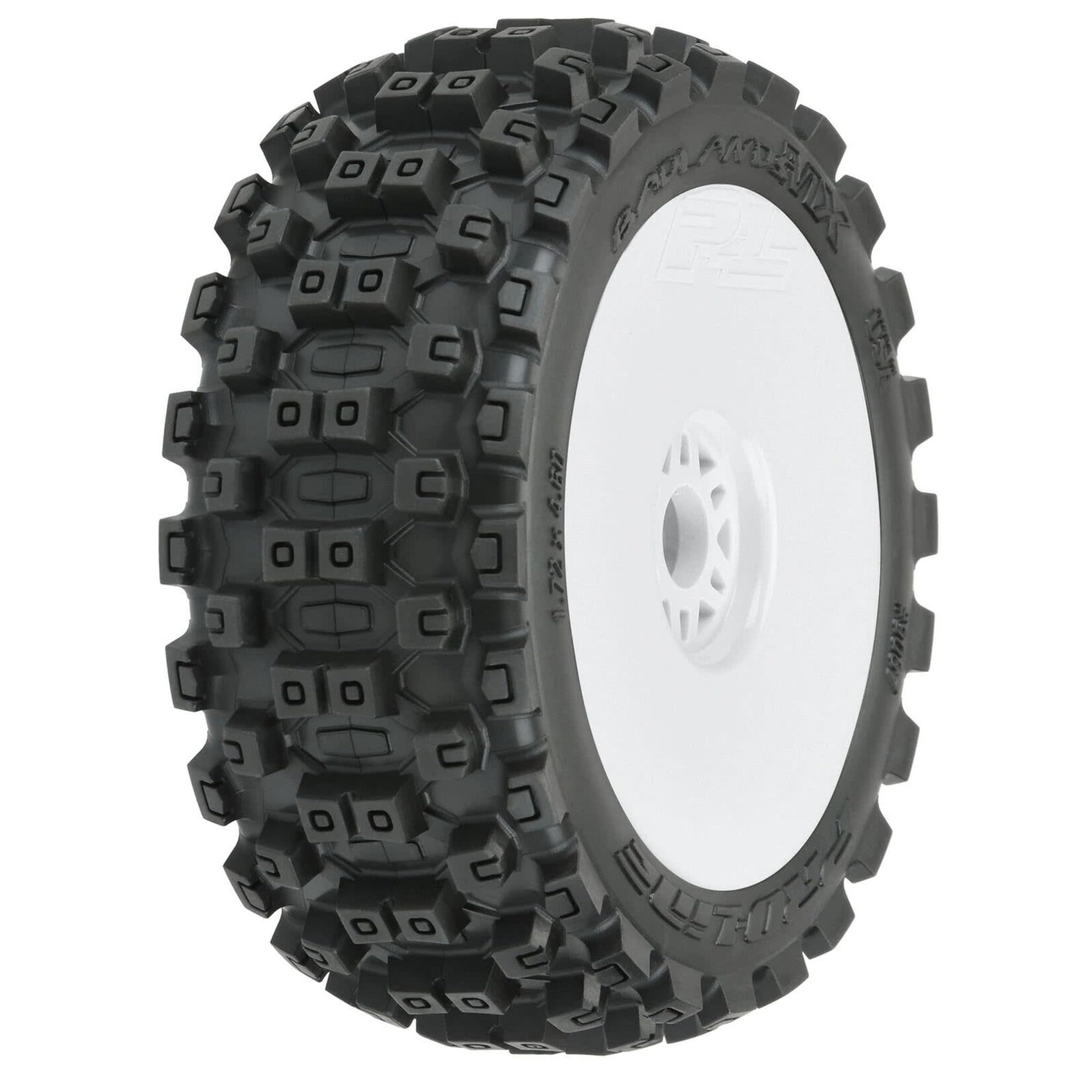 Pro-line Racing PRO906731 Pro-Line BadlandsMX M2 Buggy MTD White WheelsF/R