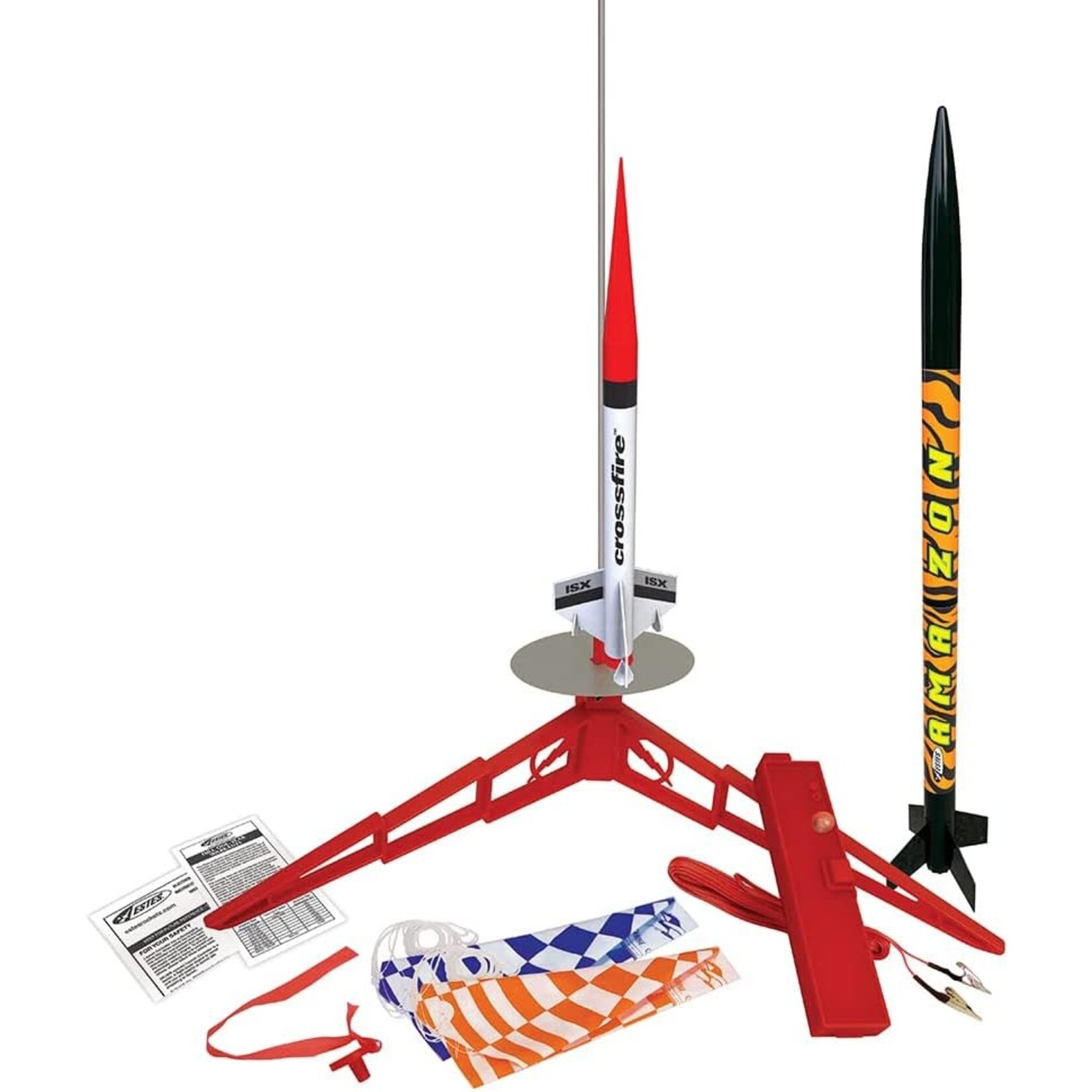 Estes EST1469 Estes Tandem X Rocket Beginner Launch Set E2X Model Rocket Kit