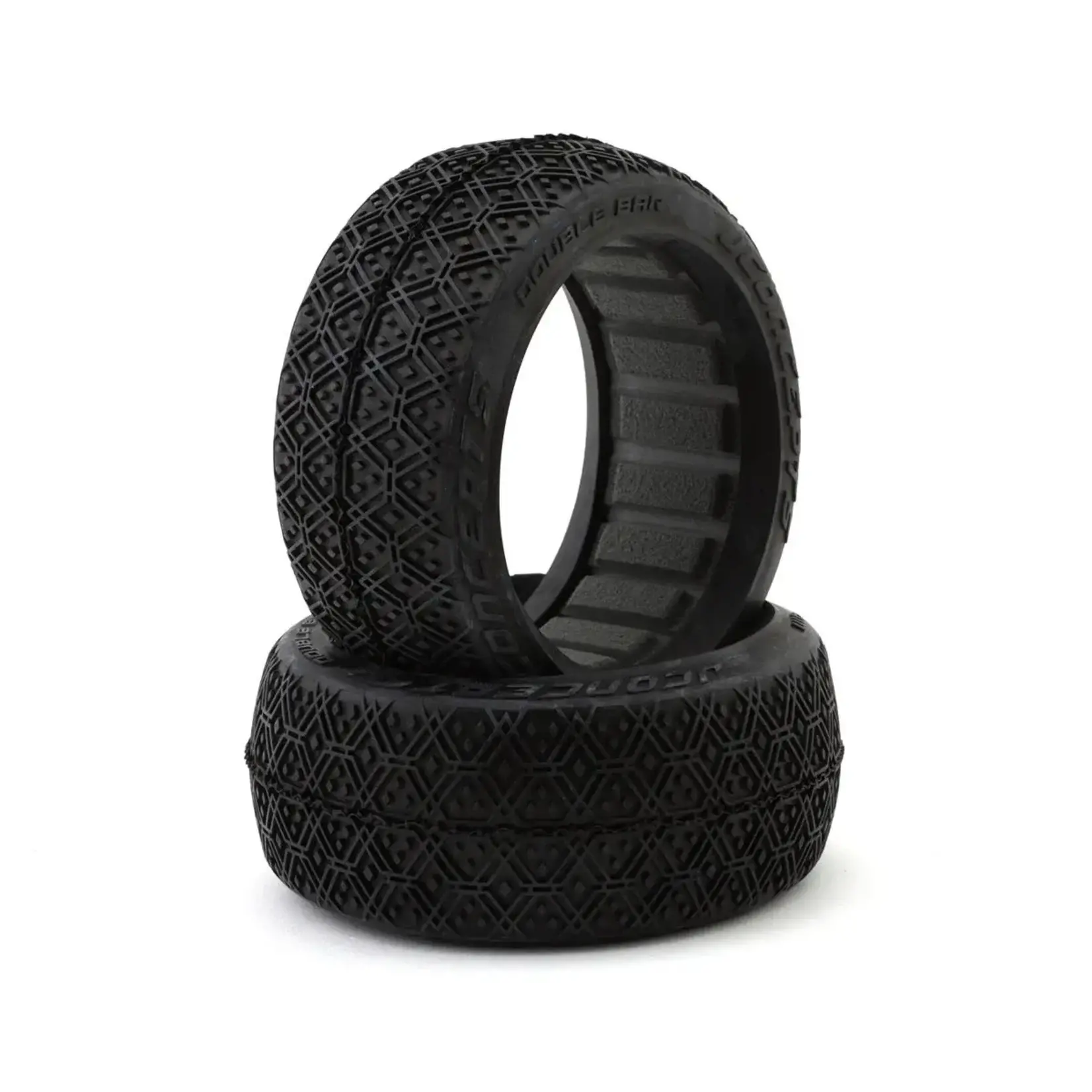 JConcepts JCO4111-01 JConcepts Double Bar 1/8 Off-Road Buggy Tires (2) (Blue)