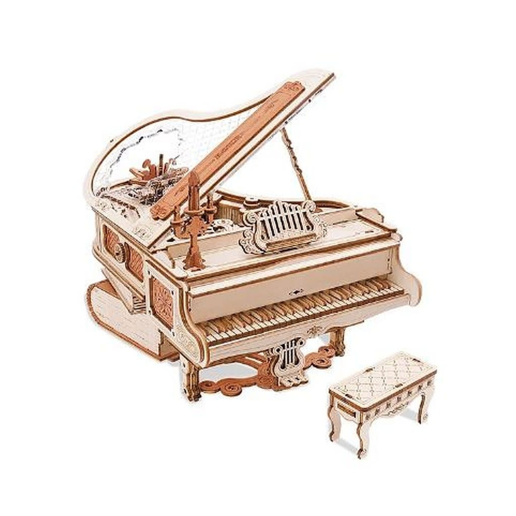 Robotime ROEAMK81 Robotime ROKR Magic Piano Mechanical Music Box 3D Wooden Puzzle