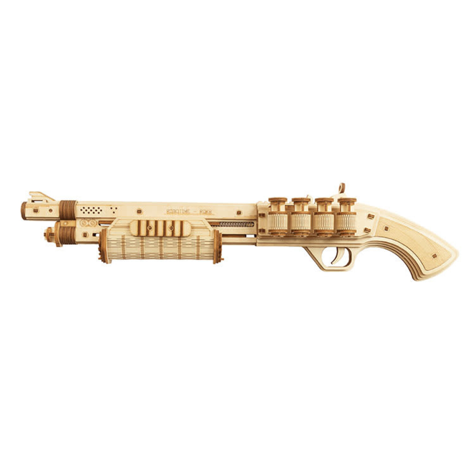 Robotime ROELQ501 Robotime ROKR Justice Guard Gun Terminator M870 3D Wooden Kit