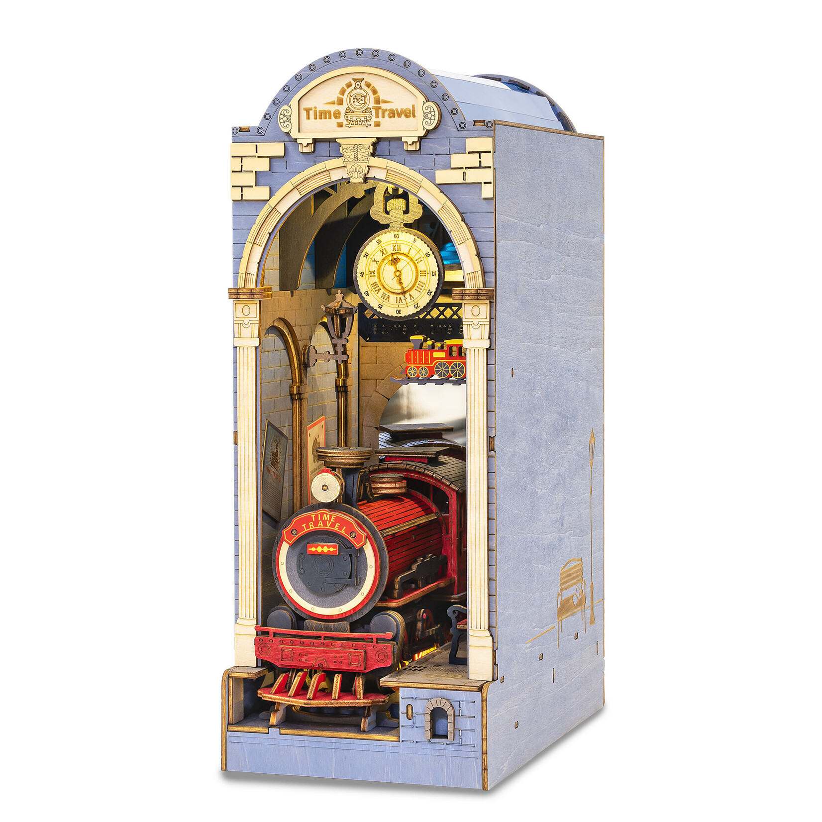 Robotime ROETGB04 Robotime Time Travel DIY Book Nook