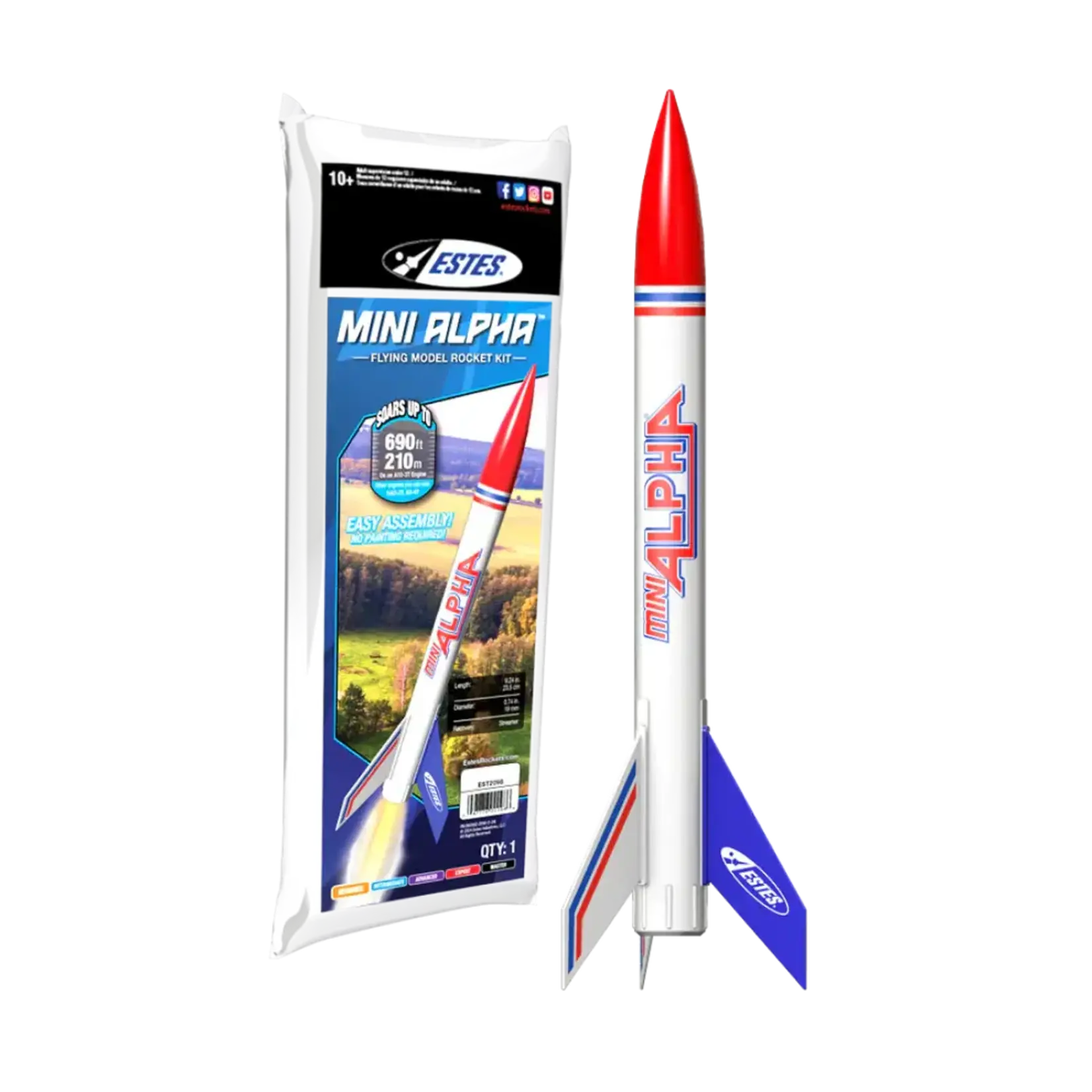 Estes EST2098 Estes Mini Alpha Flying Rocket Kit