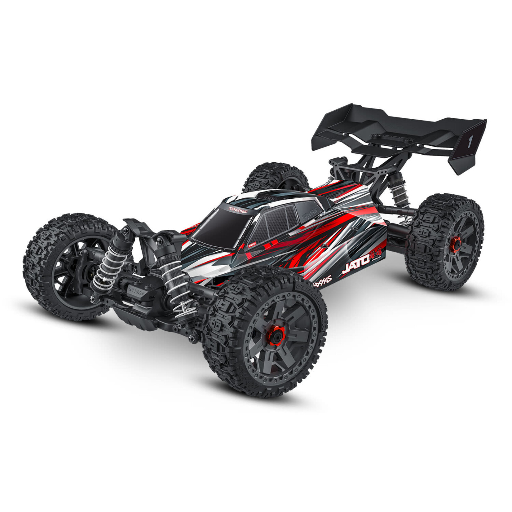 Traxxas TRA90154-4-RED TRAXXAS JATO 4x4 Brushless BL-2S Red