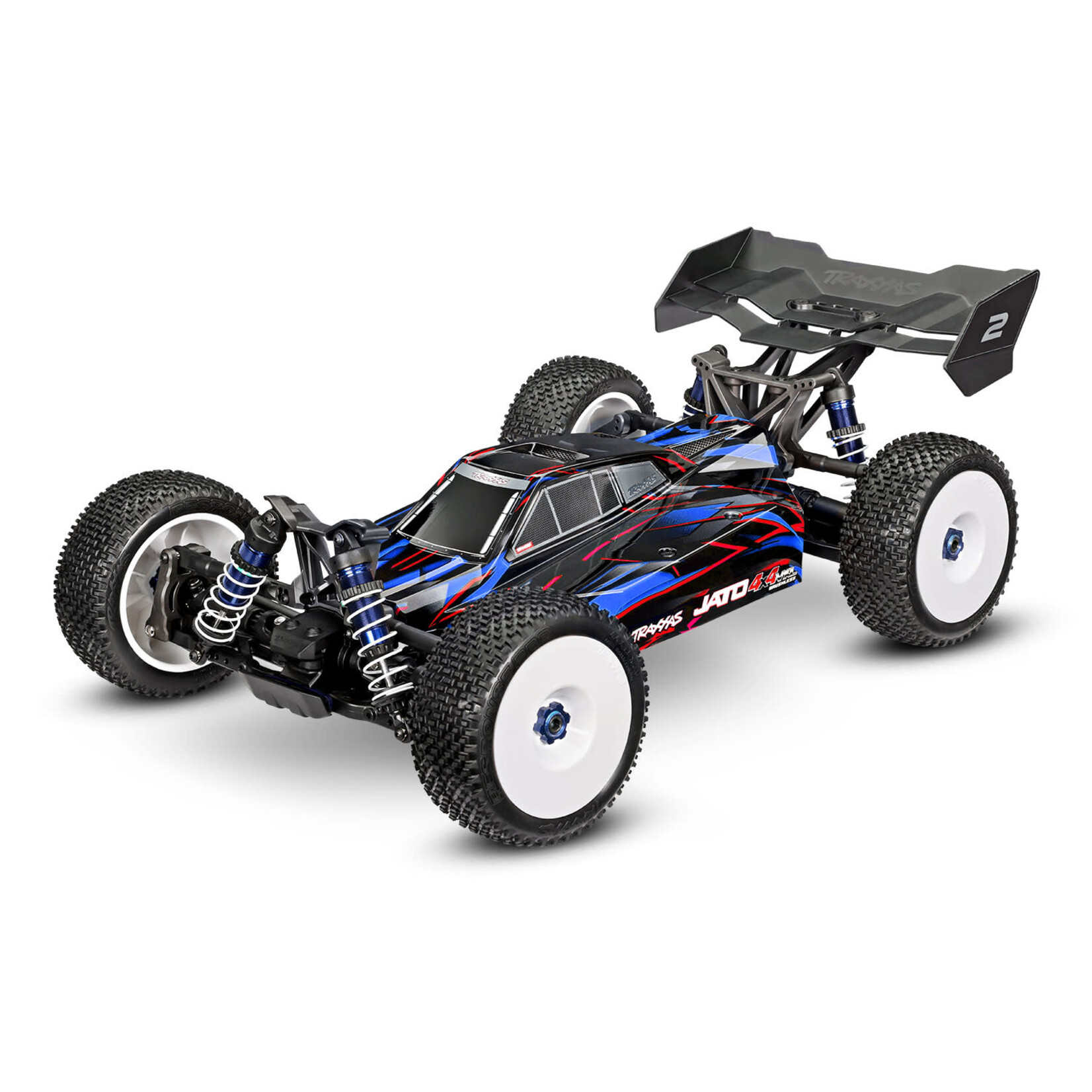 Traxxas TRA90386-4-BLUE TRAXXAS JATO 4x4 VXL Brushless Blue