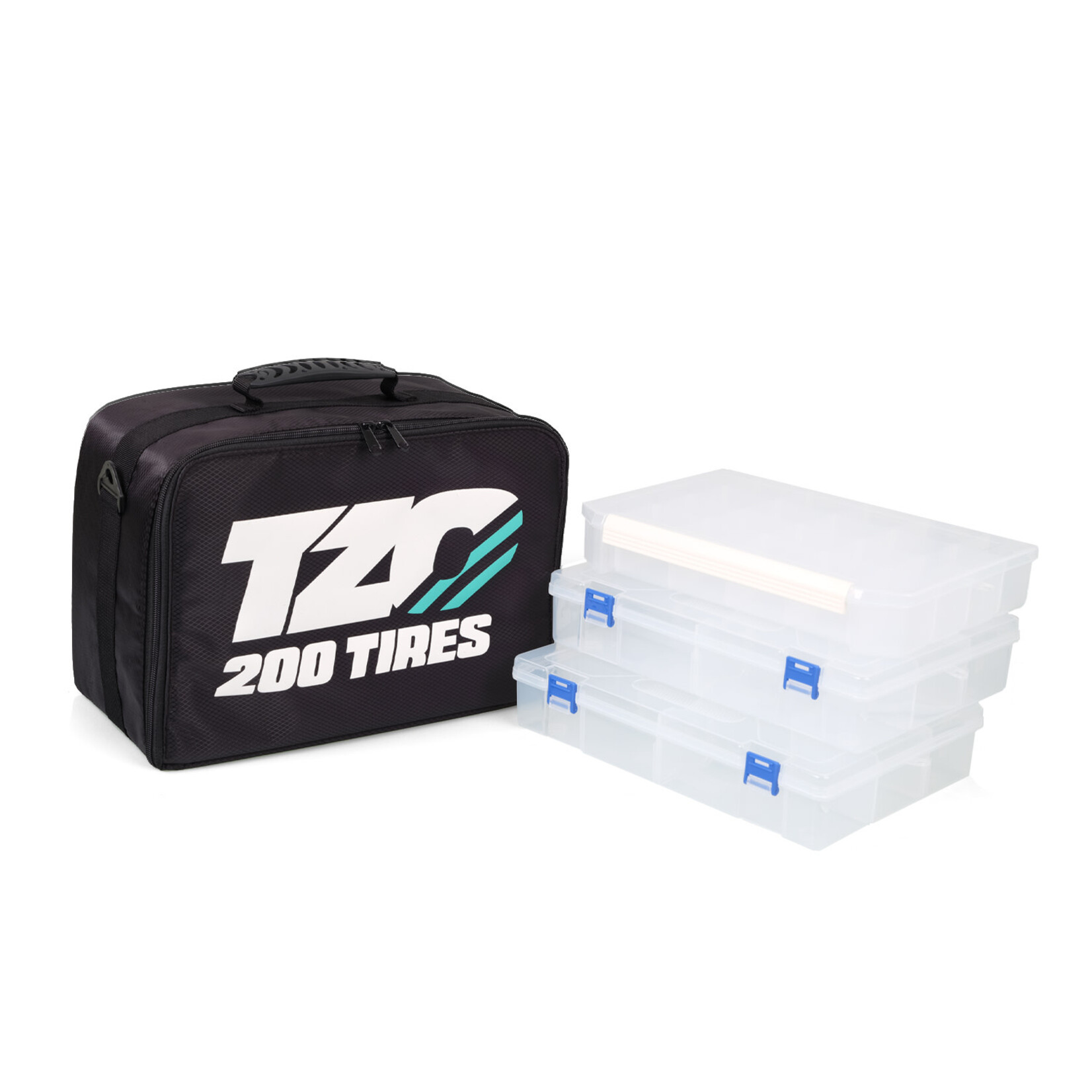 TZO TZO-BAG-003 TZO Tool Bag (Black) with 3 Tool Boxes (2+1)