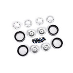 Traxxas TRA9881-SLVR Traxxas TRX-4M 1" Silver Aluminum Beadlock Wheels (4)