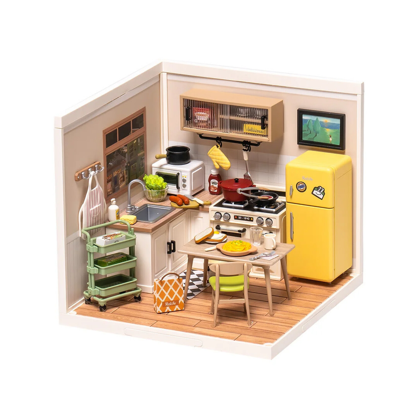 Robotime ROEDW008 Robotime Happy Meals Kitchen