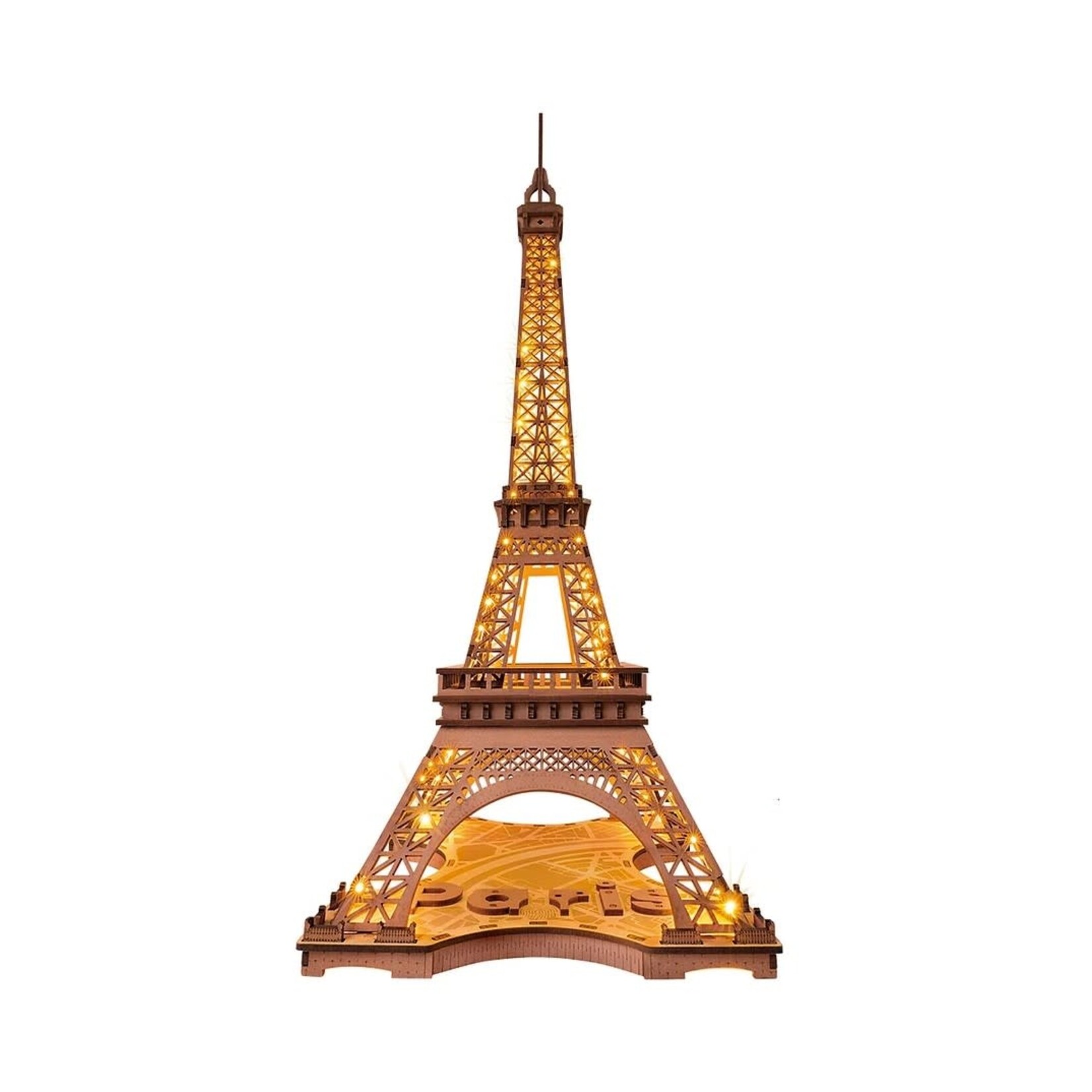 Robotime ROETGL01 Robotime Night of the Eiffel Tower 3D Wooden Puzzle