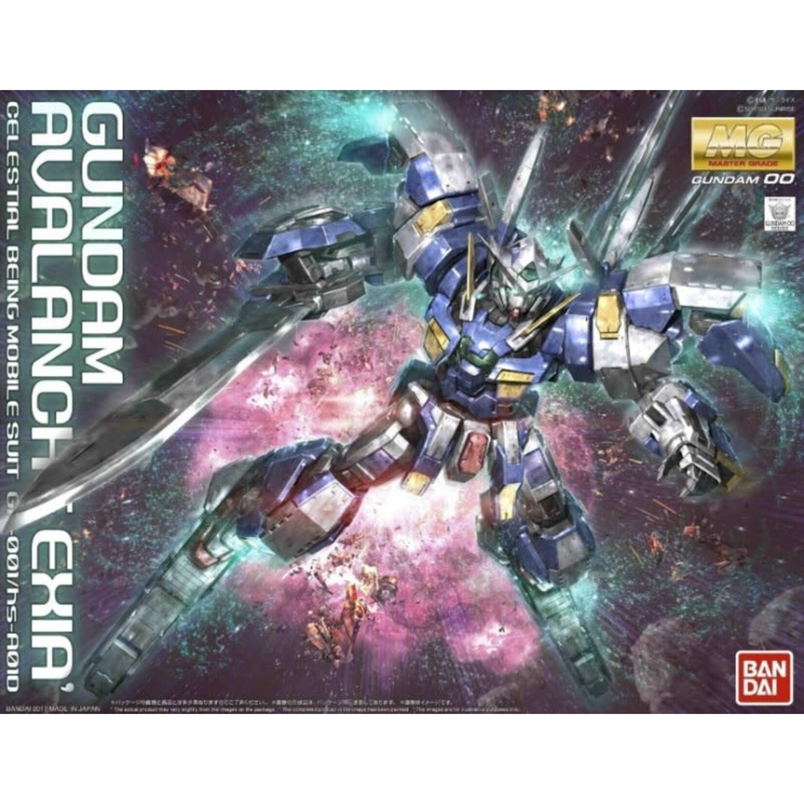 Bandai BAN229977 Bandai MG Gundam Avalanche Exia 'Mobile Suit Gundam 00V: Battlefield Record'