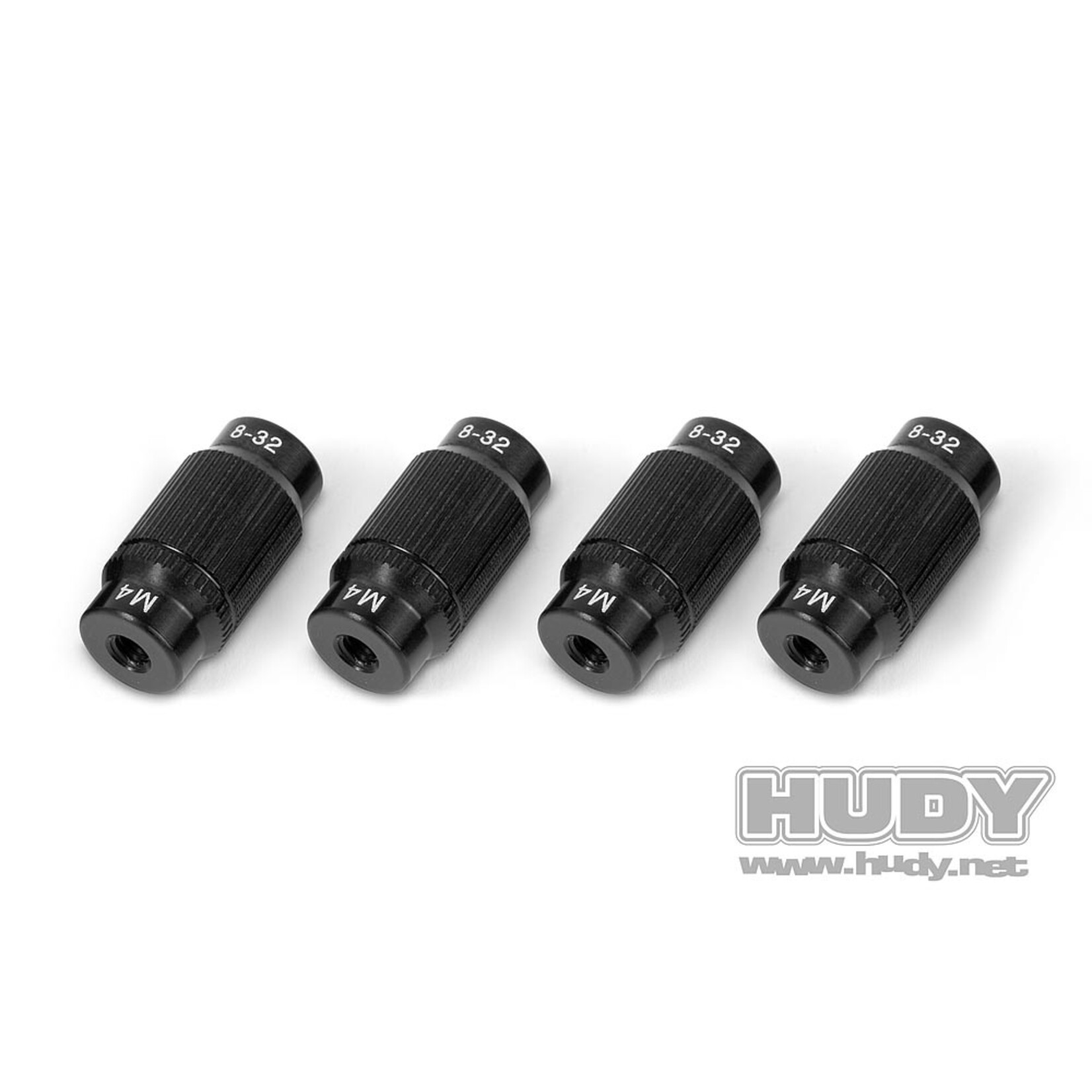 Hudy HUD108960 Hudy Aluminum 1/10 Off Road Set-Up System Wheel Nuts (4)