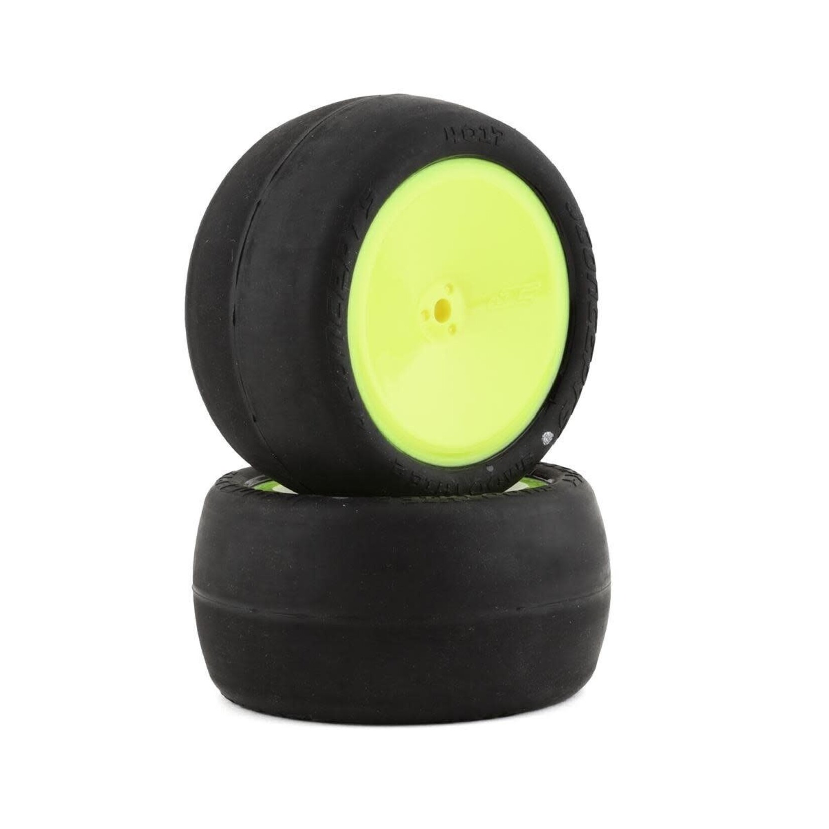 JConcepts JCO4017-2691 JConcepts Smoothie 2 - silver compound - pre-mounted on 3348Y wheels