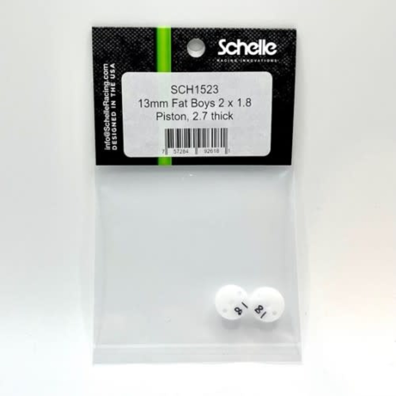 Schelle SCH1523 Schelle 13mm Fat Boys AE Piston [2.7mm], 2x1.8