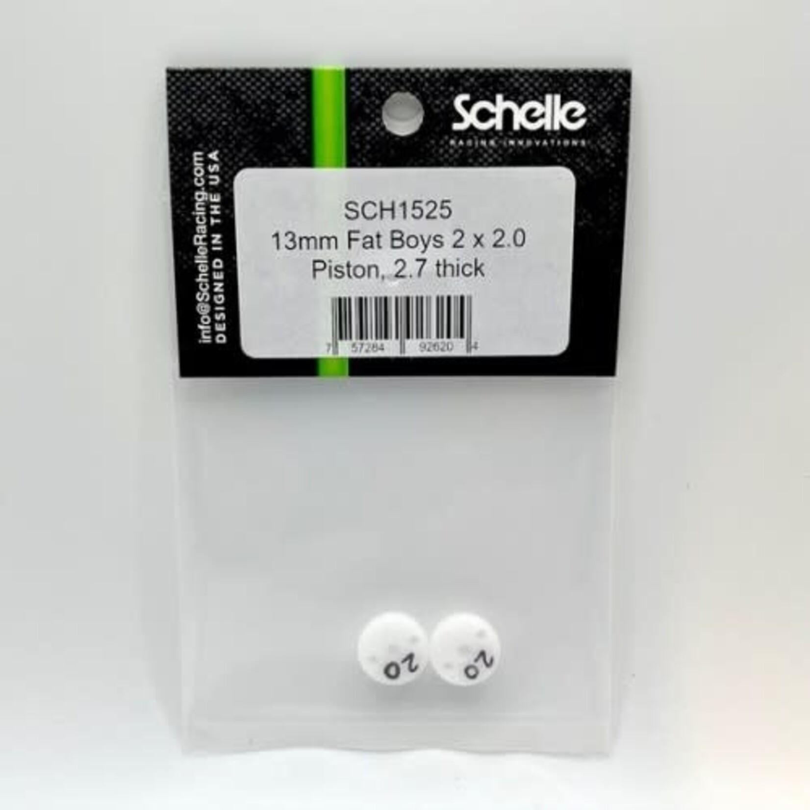Schelle SCH1525 Schelle 13mm Fat Boys AE Piston [2.7mm], 2x2.0