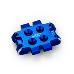 JConcepts JCO5182-1 JConcepts RC10B7 Front Bulkhead 0 Degree (9.3g) Blue