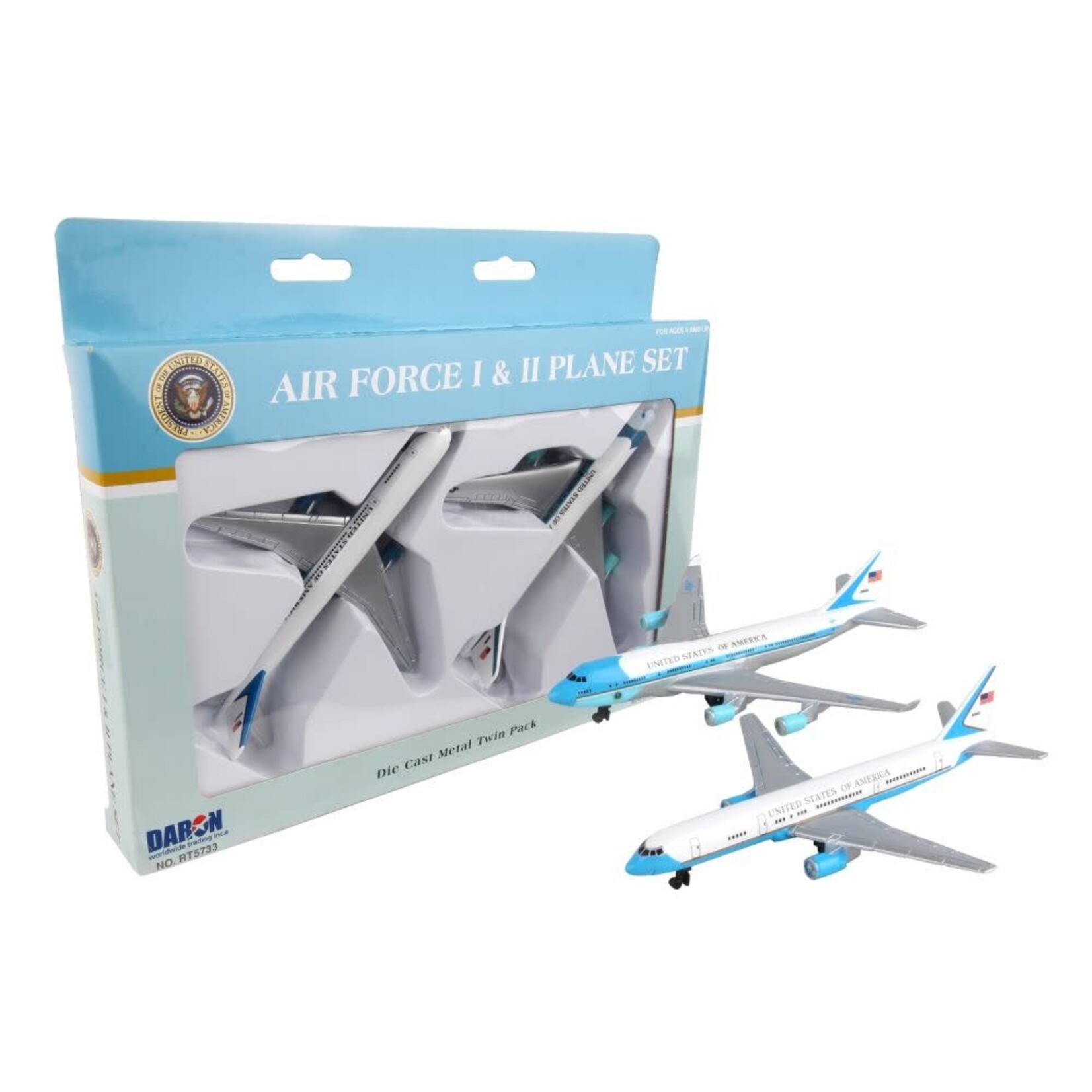 Daron RT5733 AIR FORCE ONE/AIR FORCE TWO - 2 PLANE SET