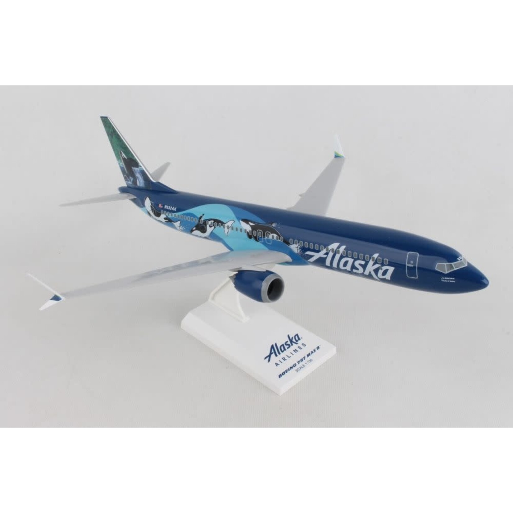 SkyMarks SKR1110 SkyMarks ALASKA 737MAX9 1/130 ORCA