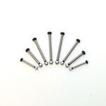 STRC SPTST3640S ST Racing Concepts Polished Steel Hinge Pin for Traxxas Slash w/Lock Nuts (Silver)