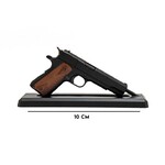 GoatGuns GOA1911-BLACK GoatGun 1/2.5 Scale Die Cast 1911 Model Pistol, Black