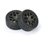 Pro-line Racing **PRO1020410 Pro-Line Vector 35/85 2.4" Belted Pre-Mounted On-Road Tires (Grey) (2) (S3) w/14mm Hex