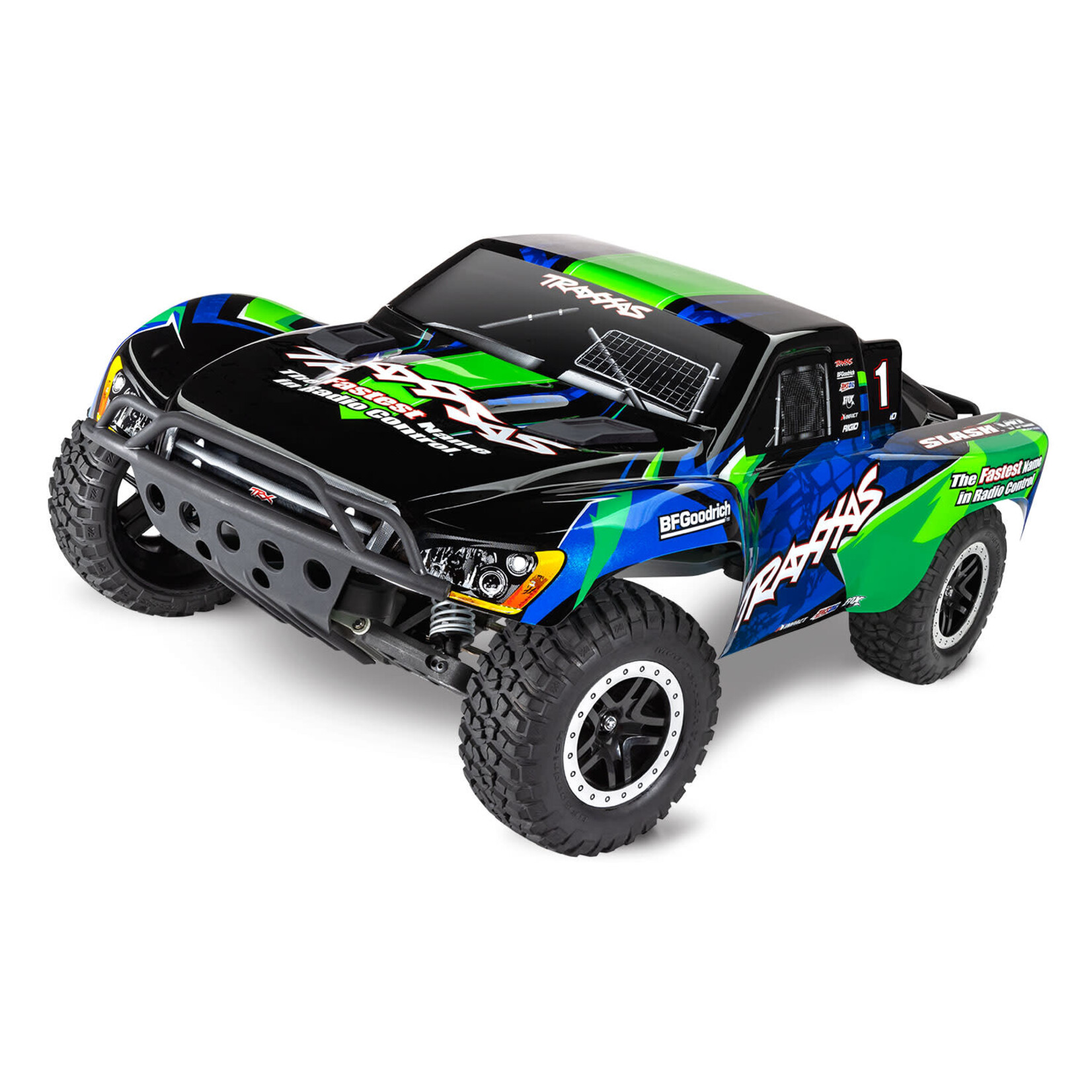 Traxxas TRA58376-74-GRN Traxxas Slash 2wd VXL Extreme HD Green