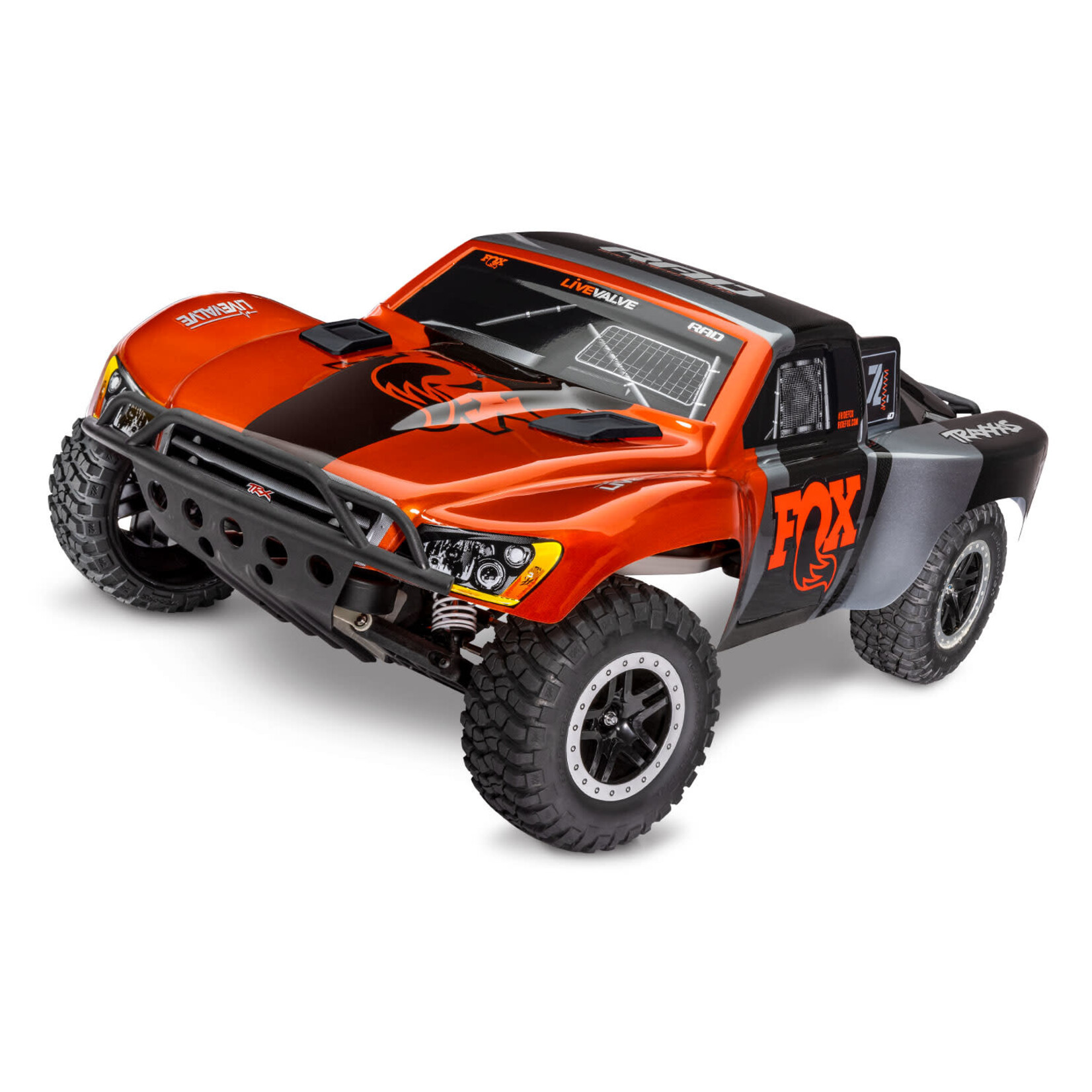 Traxxas TRA58376-74-FOX Traxxas Slash 2wd VXL Extreme HD FOX