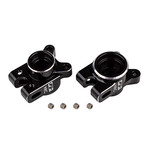 Team Associated ASC92474 Associated RC10B7 Factory Team Aluminum Rear HRC Hub Set (Black) (2)