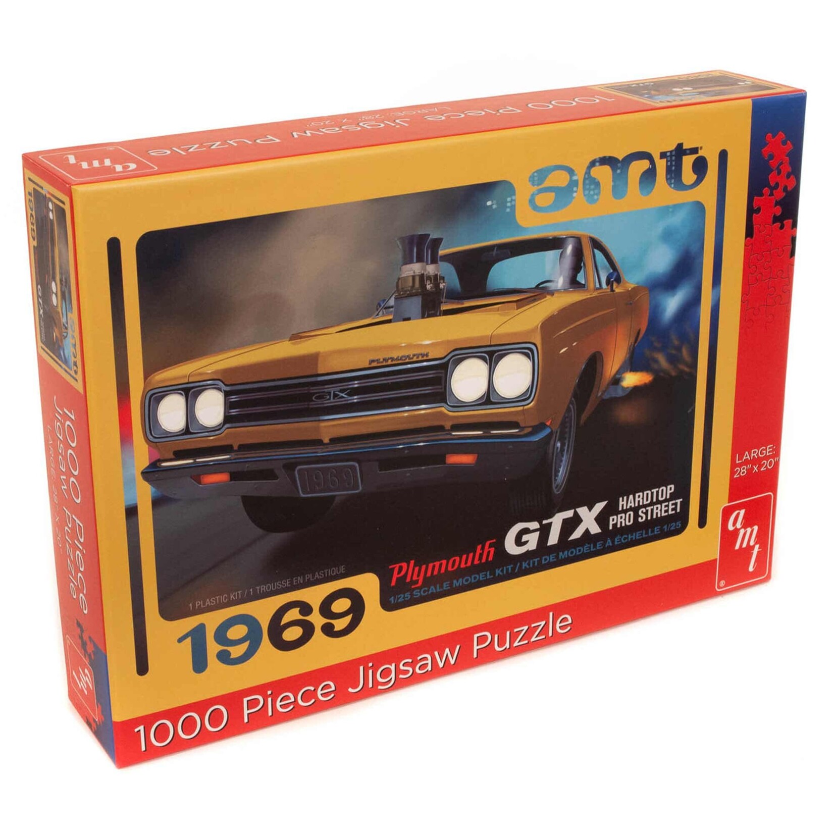 AMT AMTAWAC0096 AMT 1969 Plymouth GTX Hardtop PS 1,000 Piece Jigsaw Puzzle
