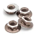 1UP 1UP870901 1up Racing 7075 Aluminum Lockdown M4 Wheel Nuts Gunmetal