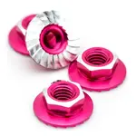 1UP 1UP870401 1up Racing 7075 Aluminum Lockdown M4 Wheel Nuts Hot Pink