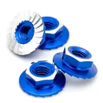1UP 1UP870101 1up Racing 7075 Aluminum Lockdown M4 Wheel Nuts Dark Blue