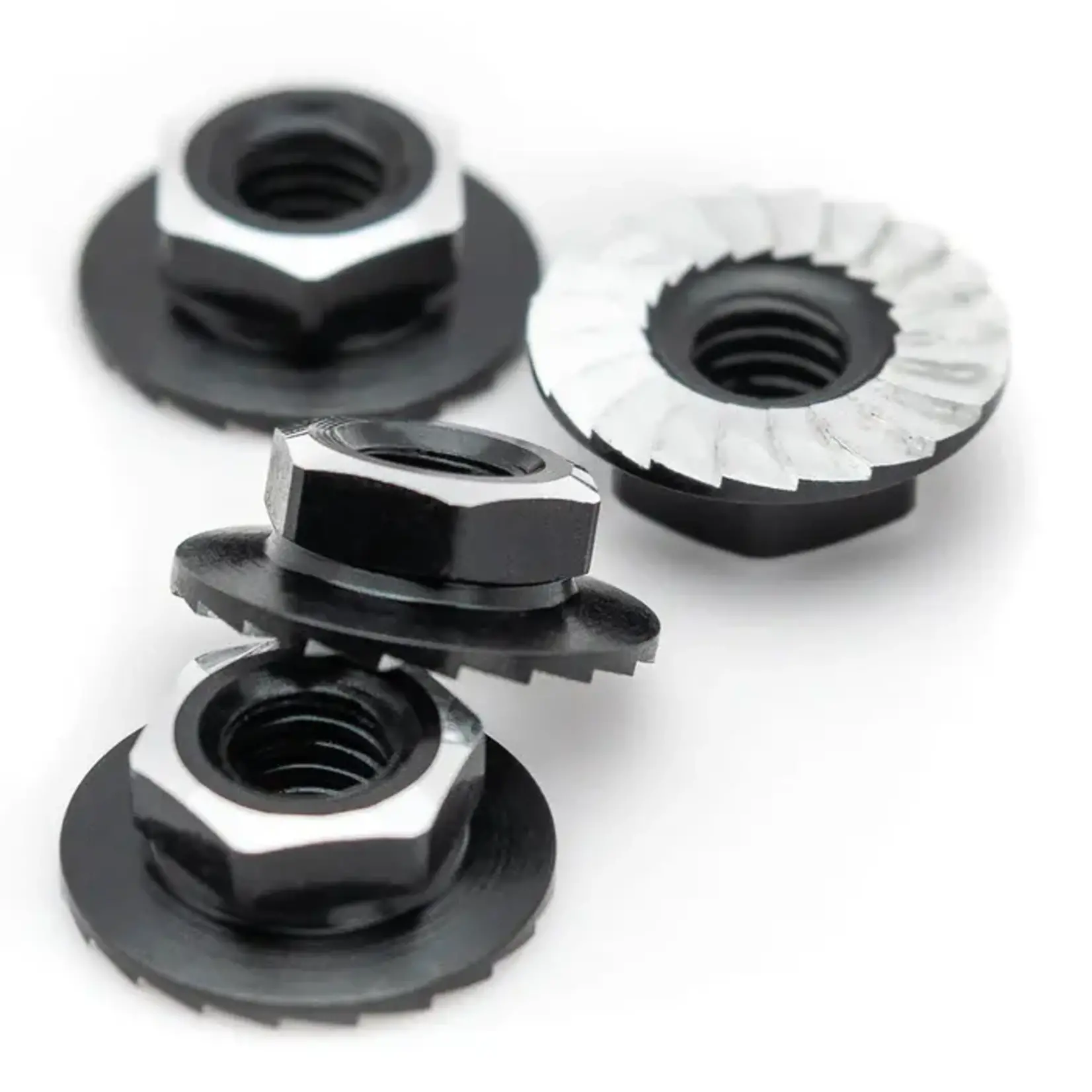 1UP 1UP870001 1up Racing 7075 Aluminum Lockdown M4 Wheel Nuts Black