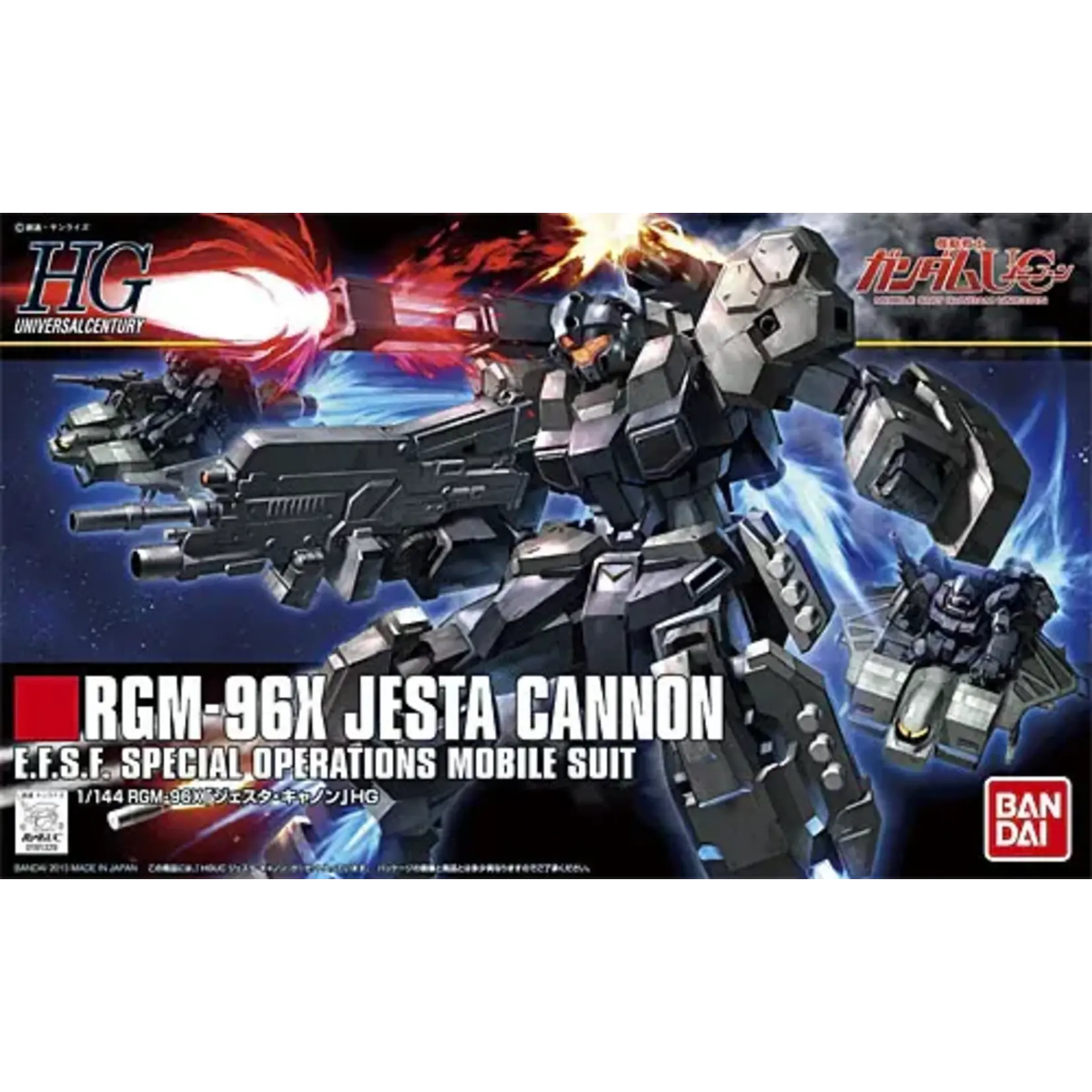 Bandai BAN2128372 Bandai HG RGM-96X Jesta Cannon "Gundam UC" HGUC