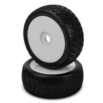 JConcepts JCO4071-12 JConcepts Falcon - 1/8 Buggy Pre-mounted Tires- Green on #3357W wheels