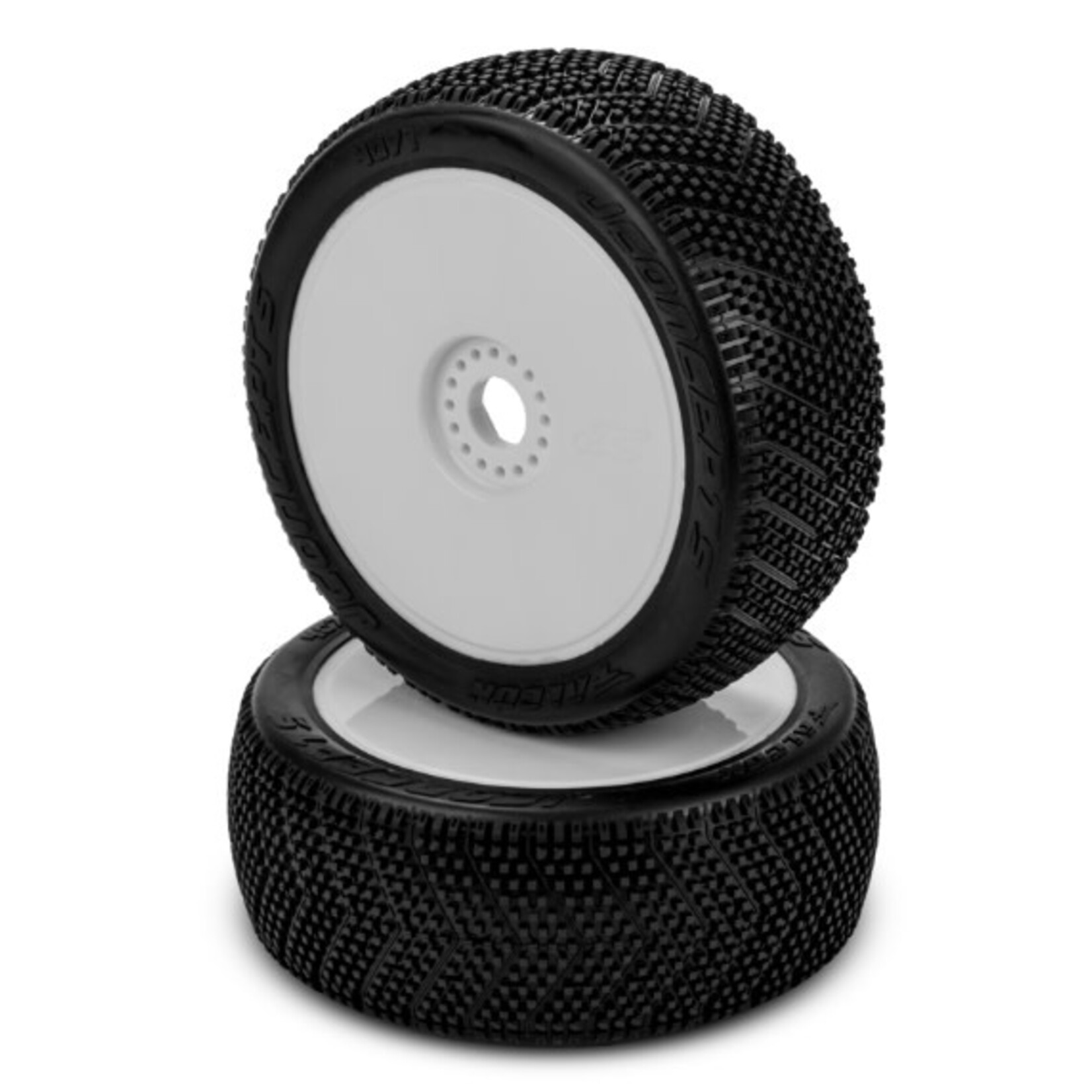 JConcepts JCO4071-12 JConcepts Falcon - 1/8 Buggy Pre-mounted Tires- Green on #3357W wheels