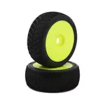 JConcepts JCO4071-22 JConcepts Falcon - 1/8 Buggy Pre-mounted Tires- Green on #3357Y wheels